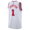 Maillot Basket Homme Houston Rockets Amen Thompson 2025-26 Nike City Edition Blanc Swingman